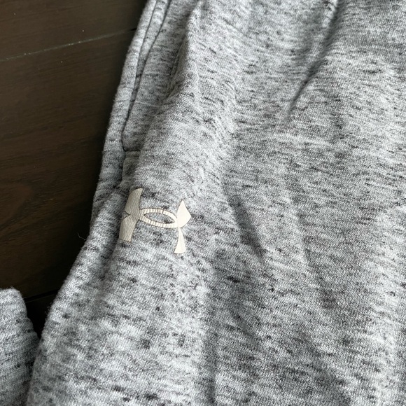Vintage Under Armour Heather Grey Sweatpants Gym Bottoms Workout Pants - Picture 2 of 5